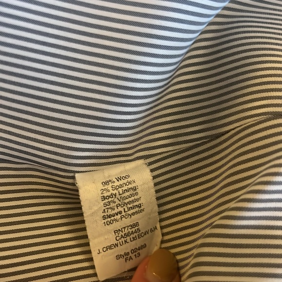 J. Crew schoolboy Gray Blazer - Picture 8 of 9